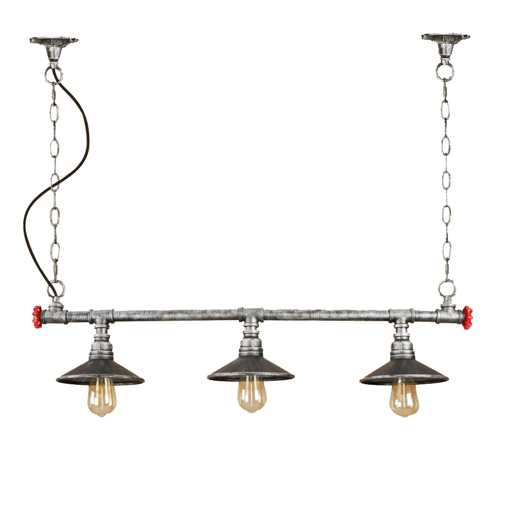 

Vintage iron painted creative hanging lamp LED E27 220V minimalist pendant light for kitchen dining room bed room restaurant bar