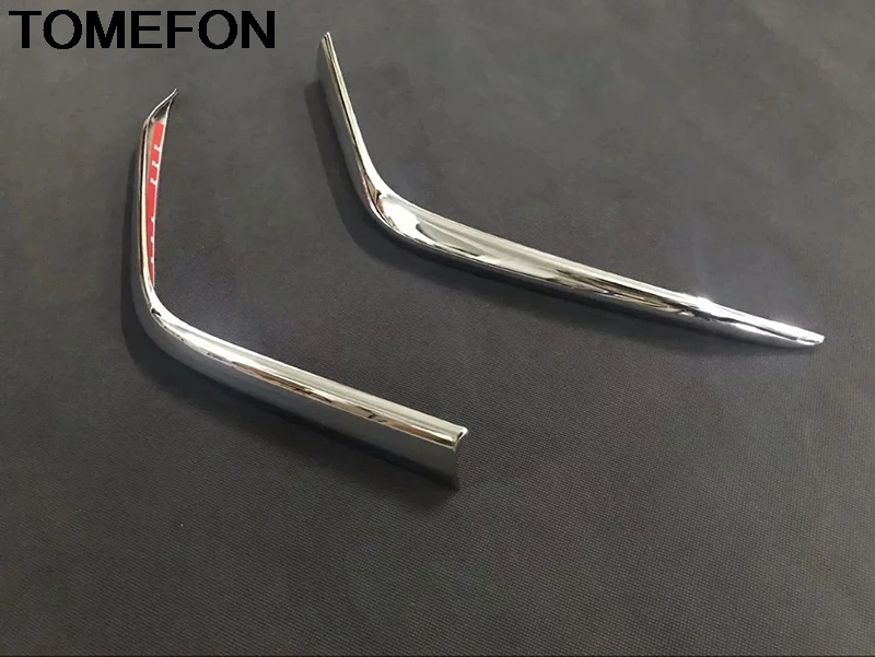

TOMEFON Exterior For Toyota Alphard AH30 2019 Sport Edition Front Head Bumper Corner Angle Bead Crashproof Trim Stainless Steel
