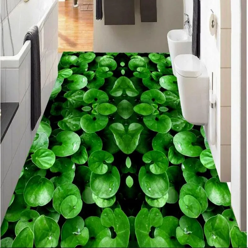 Beibehang пользовательское напольное покрытие газон трава ванная кухня дорожка 3D