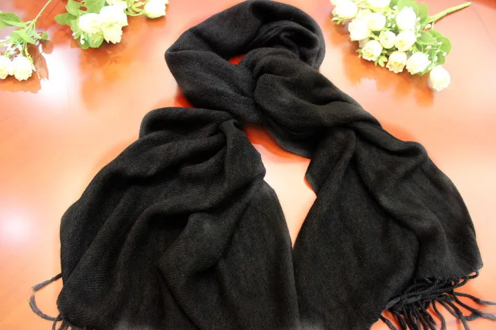 Korean version of the new winter cashmere scarf solid thick section warm shawl dual bridesmaid|scarves silver|scarf hangerscarf orange |