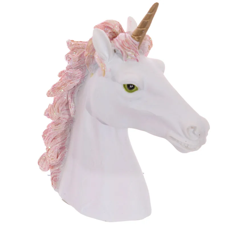 Комплект из 2 предметов фантазийный единорог бюст с блестящей гривой подарок