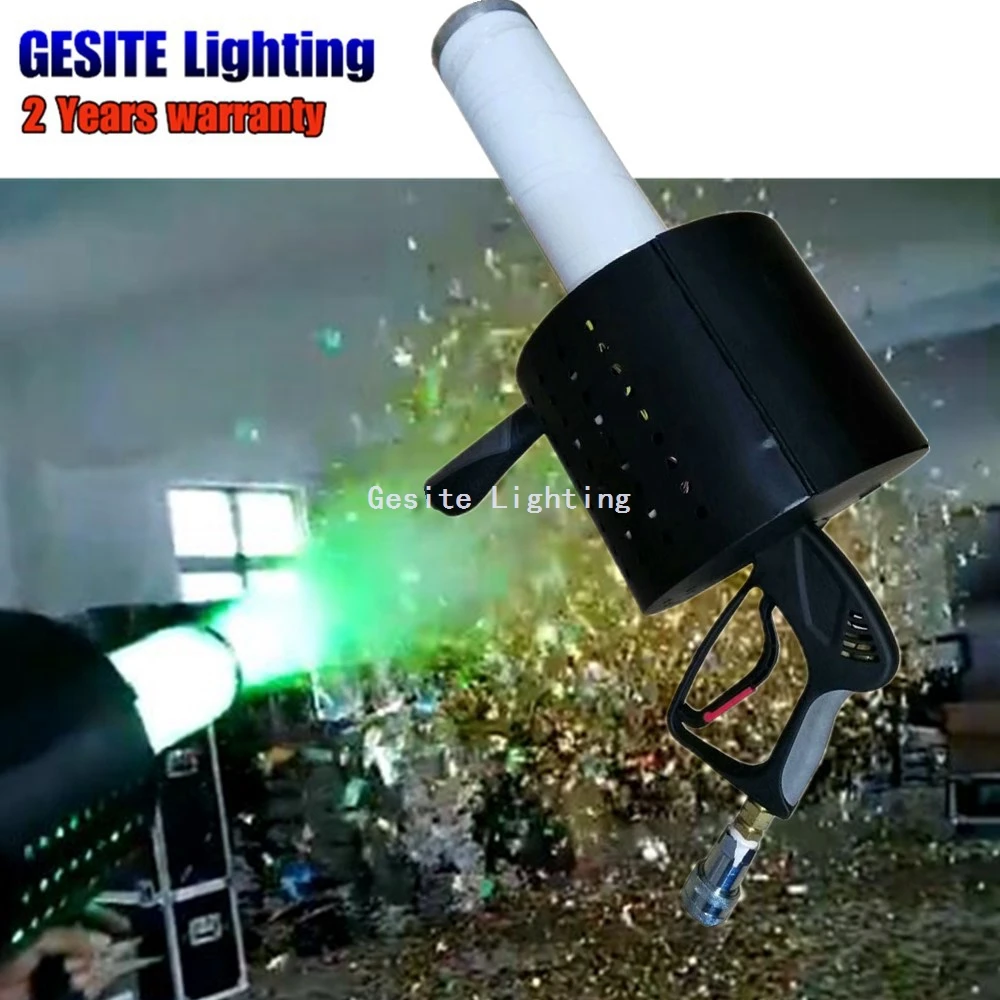 LED конфетти бумага Cannon пистолет dj спрей машина | Лампы и освещение