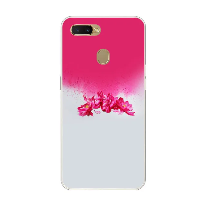 54 Для OPPO A5S чехол OPPO AX5S чехол 6,2 Силиконовый ТПУ чехол для телефона для OPPO A5S CPH1909 OPPOA5S чехол мягкий цветок A5 S A 5S Para - Цвет: 54