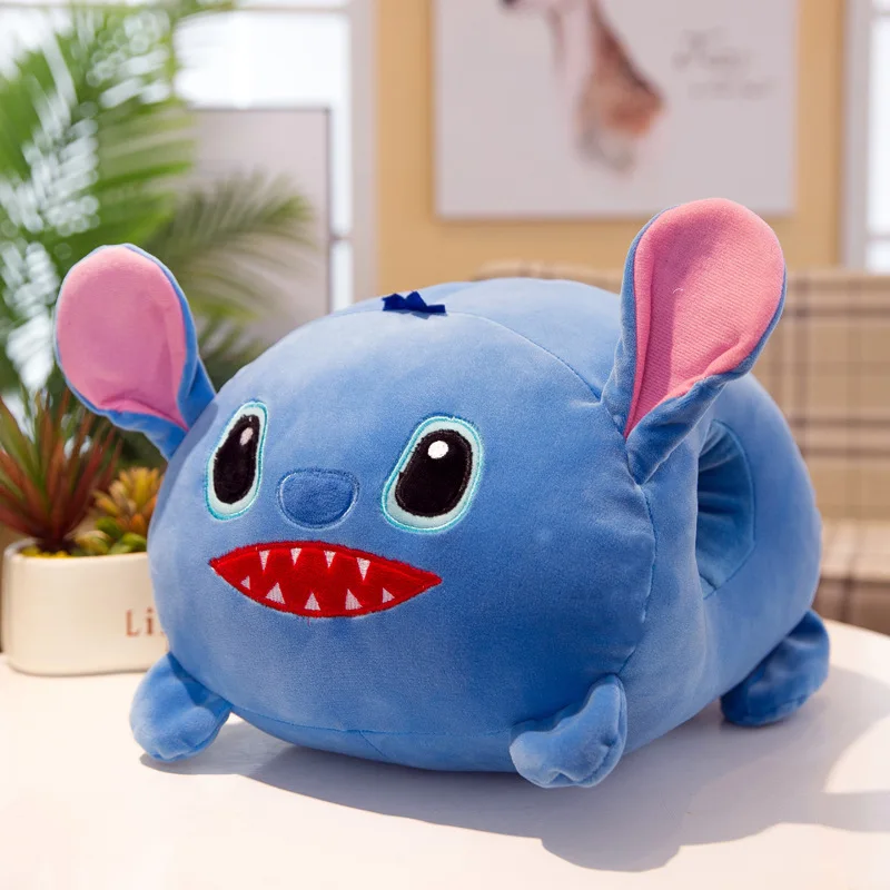 Smiley Stitch Зима Мультфильм Рука теплая плюшевая игрушка кукла карманник Подушка теплая рука офис гостиная спальня теплый удобный подарок для детей - Цвет: Smiley Stitch
