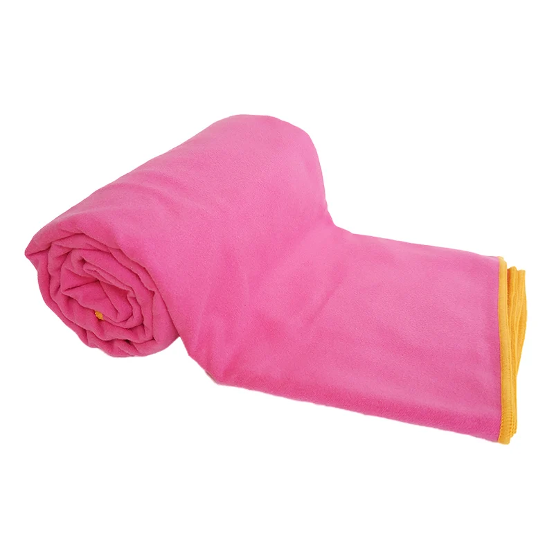 rose red Zipsoft пляжное банное полотенце 75*135 см микрофибра дорожный тренажерный зал на свежем воздухе Йога спортивное полотенце s с черной сетчатой сумкой большой размер супер впитывающее - Цвет: rose red