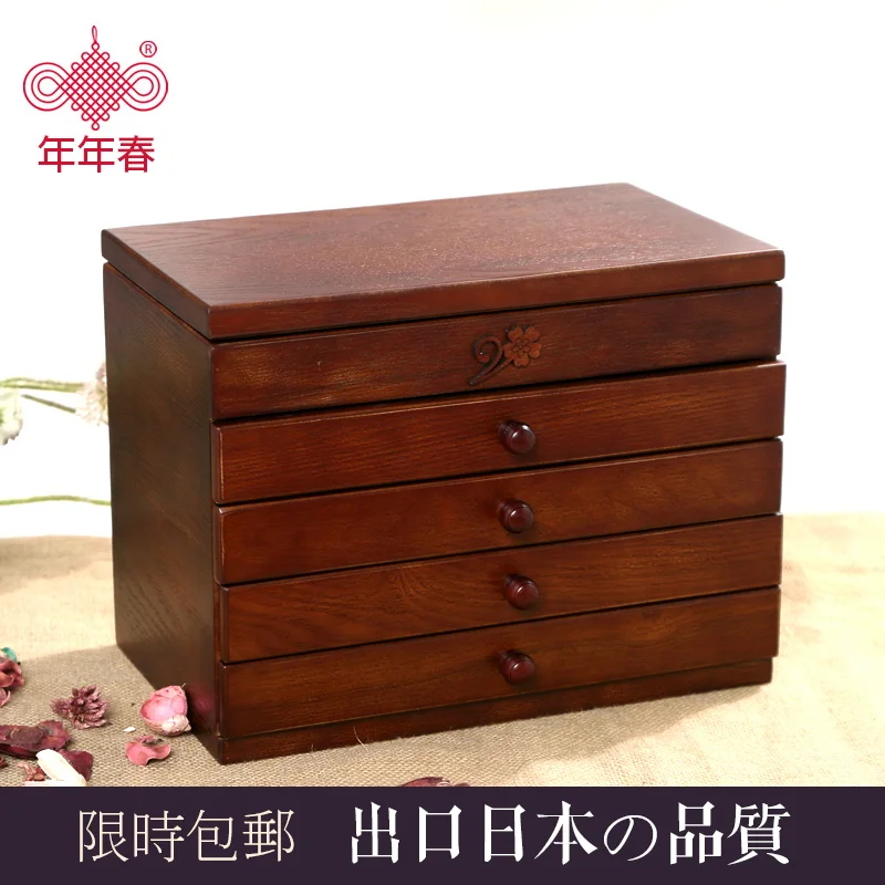 2016 органайзер деревянная коробка для ювелирных изделий стильные ретро коробки