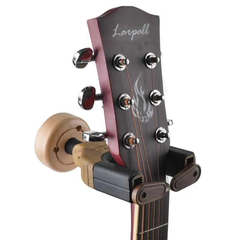 2 шт. деревянный гитарные вешалки крюк держатель Деревянный металлический