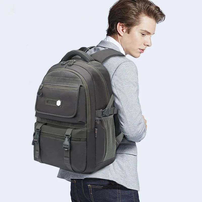 

High Quality Laptop Backpack Men Shoulder Bag Travel Backpack School Male Bags Large Capacity Backpacks Notebook Rucksack