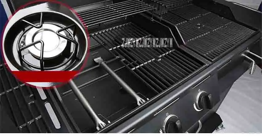 BVQ8128 открытый вилла во дворе газовый уголь двойного назначения барбекю гриль бытовой коммерческий барбекю гриль 10-20 человек