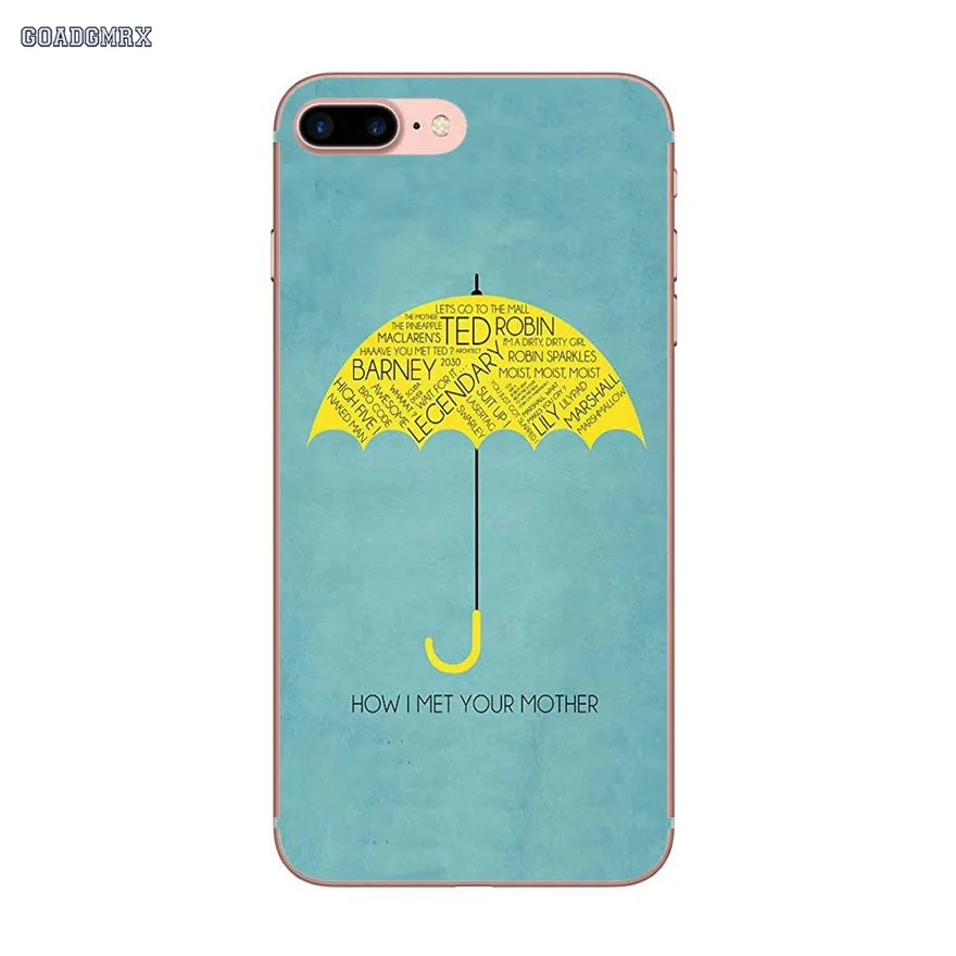 Чехол из ТПУ с надписью How I Met Your Mother Himym для Samsung Galaxy S2 S3 S4 S5 Mini Alpha S6 S7 edge S8 S9 Plus J1 Grand