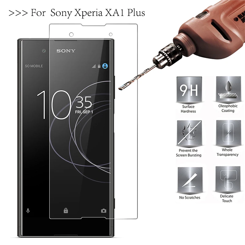 2.5D стекло для sony Xperia XA1 Plus защита экрана закаленное G3412 G3421 G3423 G3416 пленка