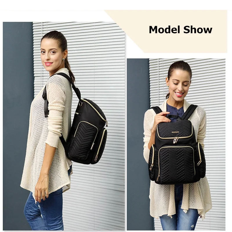Сумка для подгузников, Большая вместительная сумка для подгузников, дорожная сумка для мам Mochila, рюкзак для кормления, сумка на плечо для ухода за ребенком, модная сумка для мам