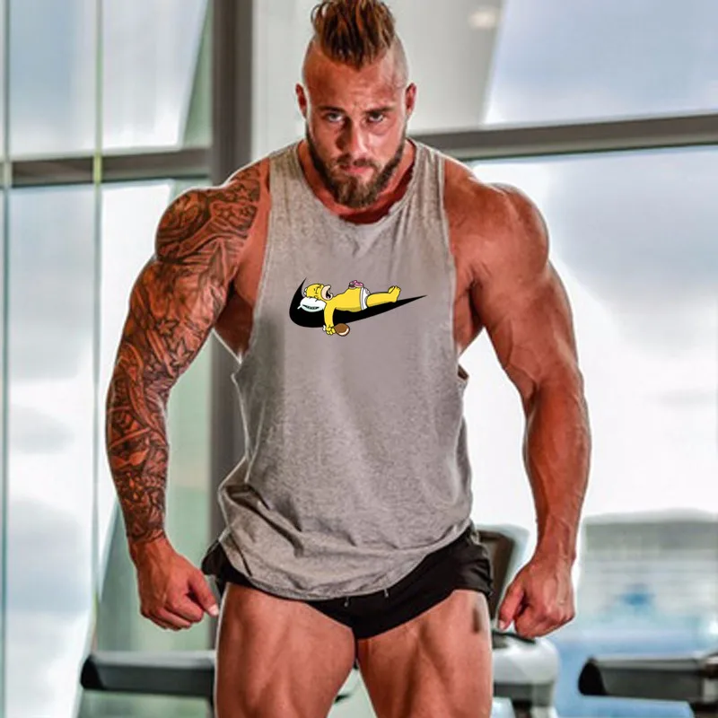 2 Новое поступление для бодибилдинга tanktop Superman Gym рубашка без рукавов Мужская майка для фитнеса Спортивная тренировочная майка для бега - Цвет: 2