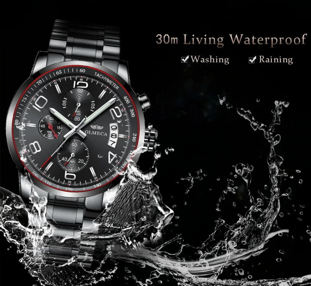 

Mens Watches Top Luxury Brand Men Fashion Business Watch Casual Analog Quartz Wristwatch Male Waterproof Clock Relogio Masculino