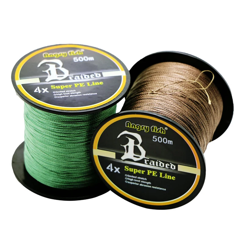 Fishing Gear 500M PE Braided Line 4 Strands 10-80LB Multifilament Kite line | Спорт и развлечения