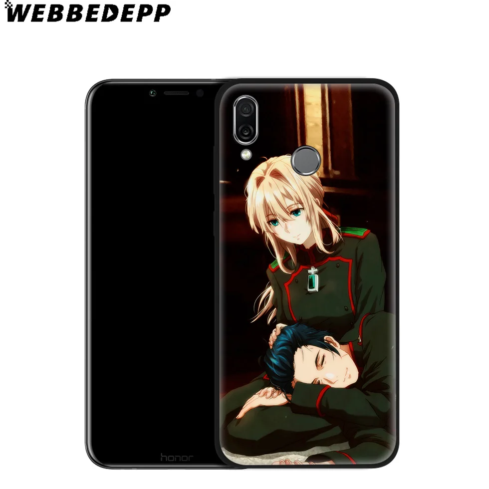 Violet Evergarden Anime Soft Case for Huawei P8 P9 P10 P20 P30 Lite Pro P Smart Z Plus 2019 Y6 Prime 2018 2017 Mini |