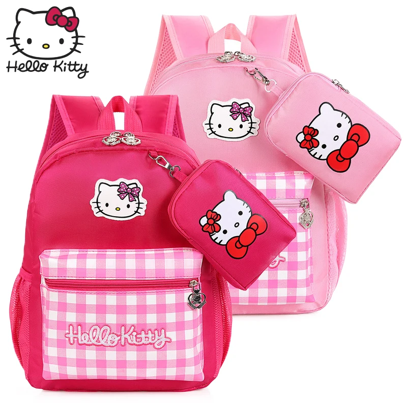 Hello kitty сумка Детская мультфильм Мода Рождество ребенок KT маленький кошелек рюкзак водонепроницаемый мальчик девочка школьный плюшевый