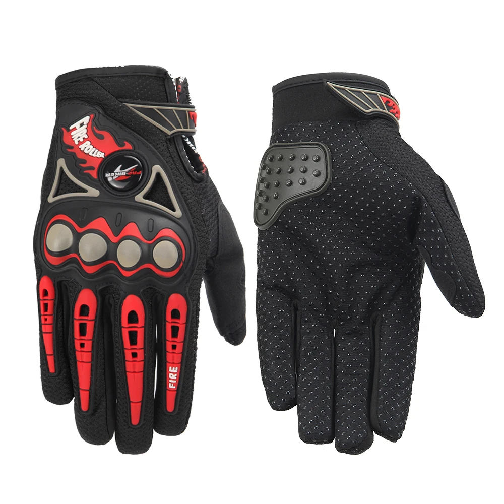 MCS-23-Black PRO-BIKER мотоциклетные перчатки для страйкбола Пейнтбол езда Гонки тактические Защитные перчатки Экипировка Велоспорт Мотокросс перчатки MCS-01C - Цвет: MCS-23-Black