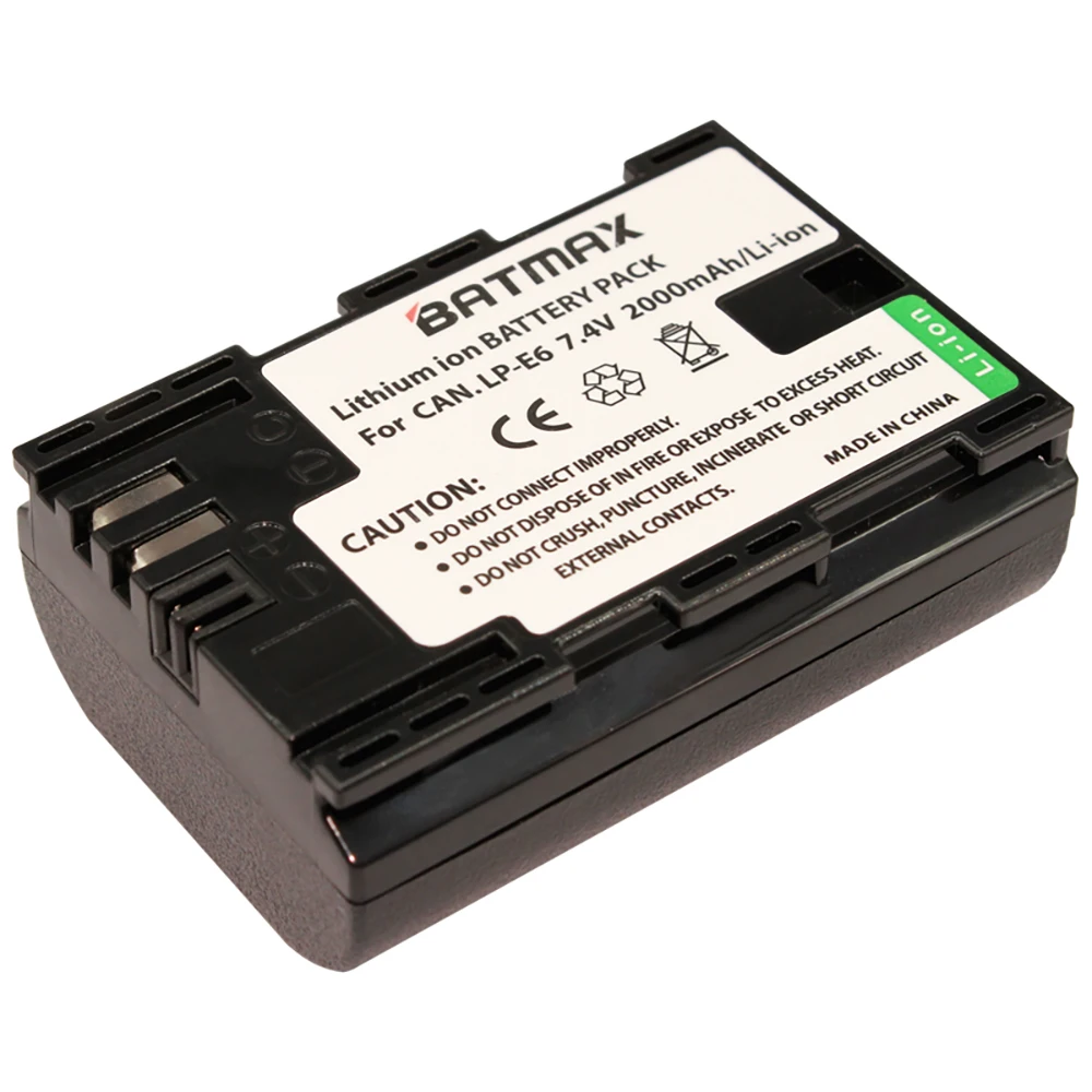 Аккумулятор высокой емкости для Canon EOS 5D 5D2 5DS R Mark II 2 III 6D 60D 60Da 7D 4 шт. двойное