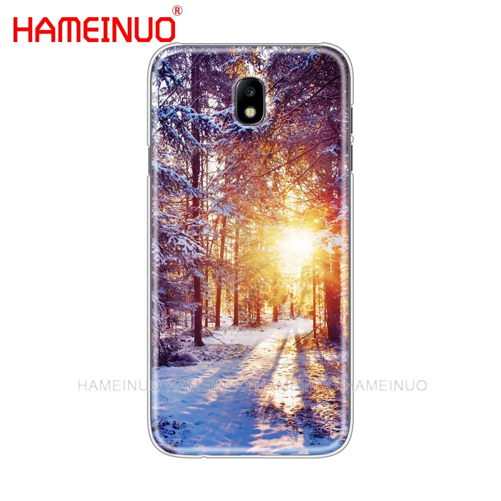 43520 HAMEINUO Пейзаж Зима светильник снежного покрова чехол для телефона для Samsung Galaxy J3, J5, J7 года J527 J727 J327 J330 J530 J730 PRO - Цвет: 43520
