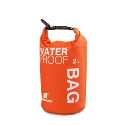 Orange Портативный 2L водонепроницаемый мешок для хранения сухой мешок для сплав на каноэ каяках мобильный телефон камера ПВХ дрейфующий Пешие прогулки из Sac Etanche A20 - Цвет: Orange