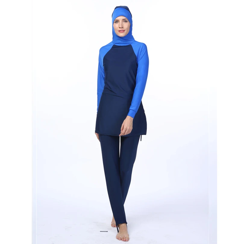 Мусульманский купальный костюм мусульманский молодая девушка одежда для