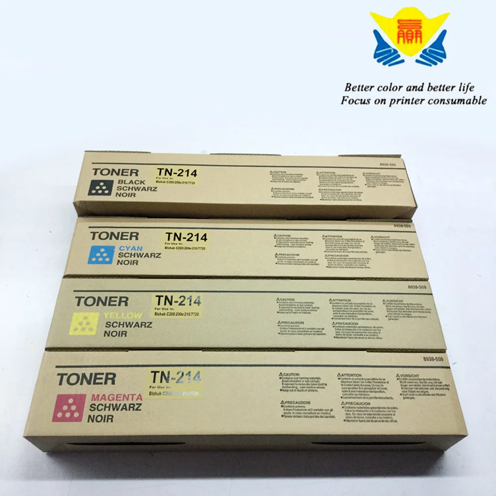 Цветной совместимый тонер-картридж JIANYINGCHEN TN5500 замена для konicas minolta Magicolor 5550(4