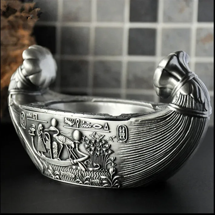 Египетская декоративная металлическая пепельница принадлежности для поделок