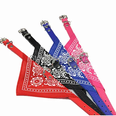 Модные Ошейник Бандана Цепочки и ожерелья Печатный Pu кожаный ошейник для собак товары для маленьких питомцев