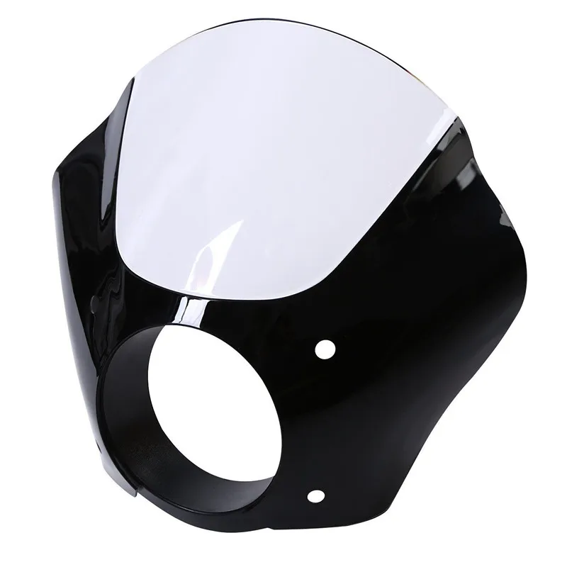 black and clear Передняя фара обтекатель W/триггерный замок монтажный комплект для Harley Sportster 1200 883 Железный 883 XL883N - Цвет: black and clear