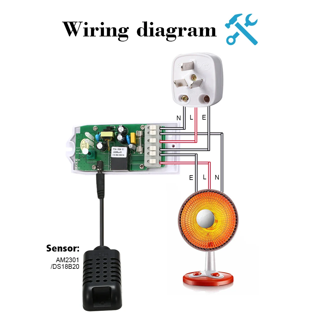 SONOFF AM2301 датчик температуры и влажности домашняя Автоматизация умный Wifi
