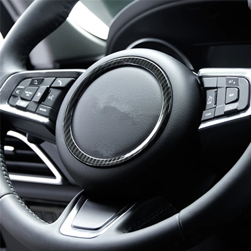 Автомобильное рулевое колесо круглая декоративная крышка отделка для Jaguar XE X760 XF