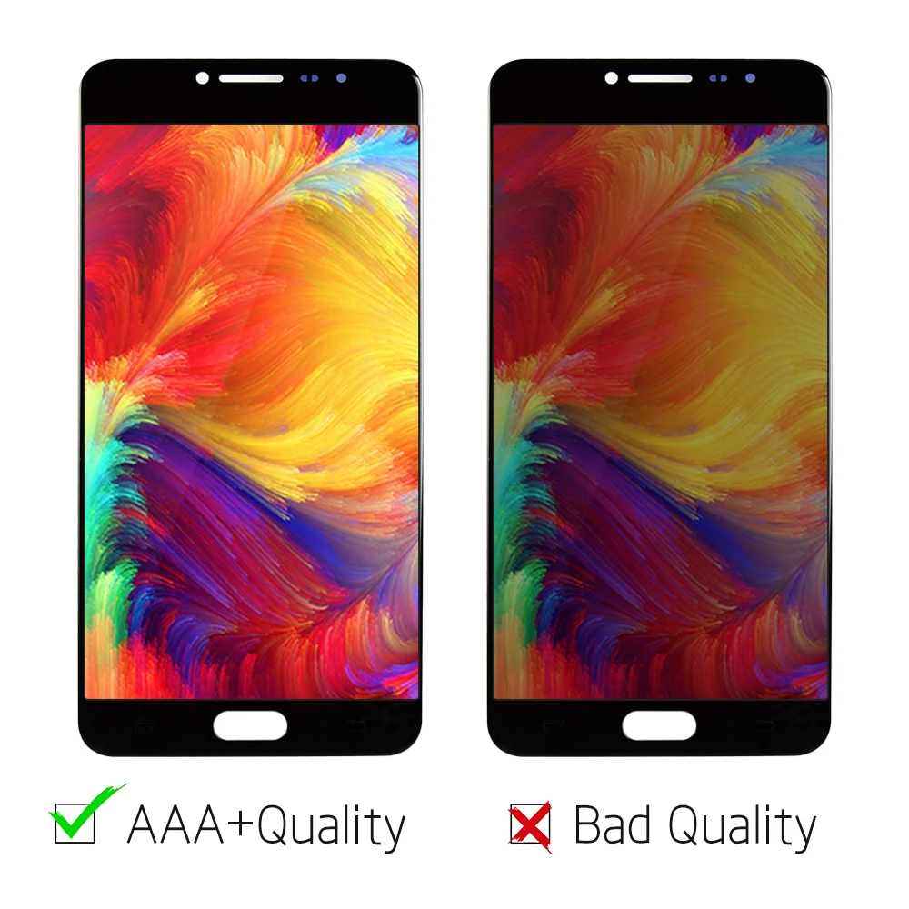 Оригинальный 5 7 &quotSUPER AMOLED для Samsung Galaxy C7 C7000 SM ЖК дисплей кодирующий