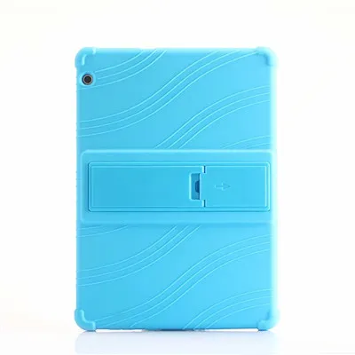 sky blue Мягкий чехол для планшета huawei MediaPad T3 10, силиконовый чехол-подставка s для huawei T3, 9,6 дюймов, Honor Play Pad, 2 AGS-L09, AGS-L03, AGS-W09 - Цвет: sky blue