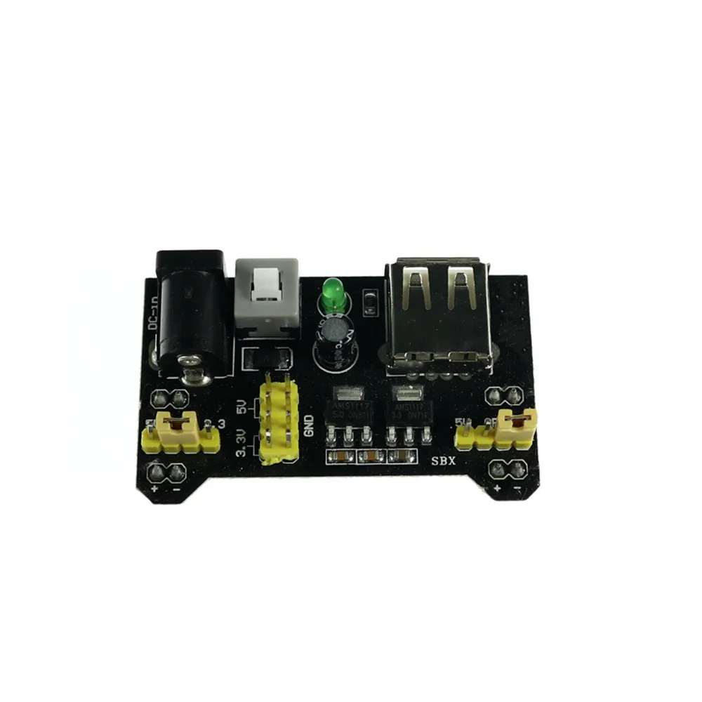 KJ386 MB102 макетная плата модуль питания 3 V 5V Для Arduino Solderless Хлеб доска регулятор