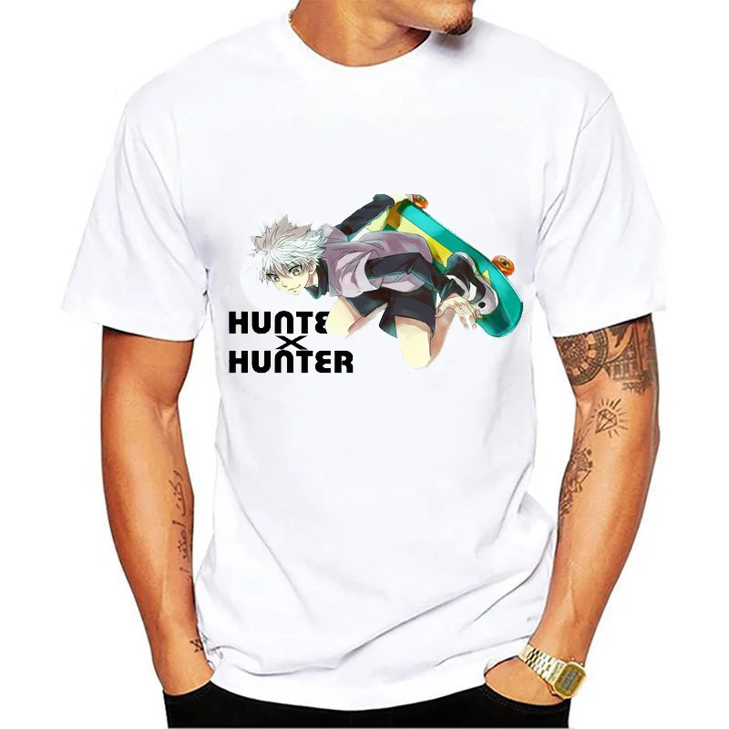 Picture-4 Мужская и женская дизайнерская футболка Hunter X Hunter, Карнавальная футболка GON FREECSS, новинка, аниме Kurapika, модная футболка Killua Zoldyck, футболки - Цвет: Picture-4