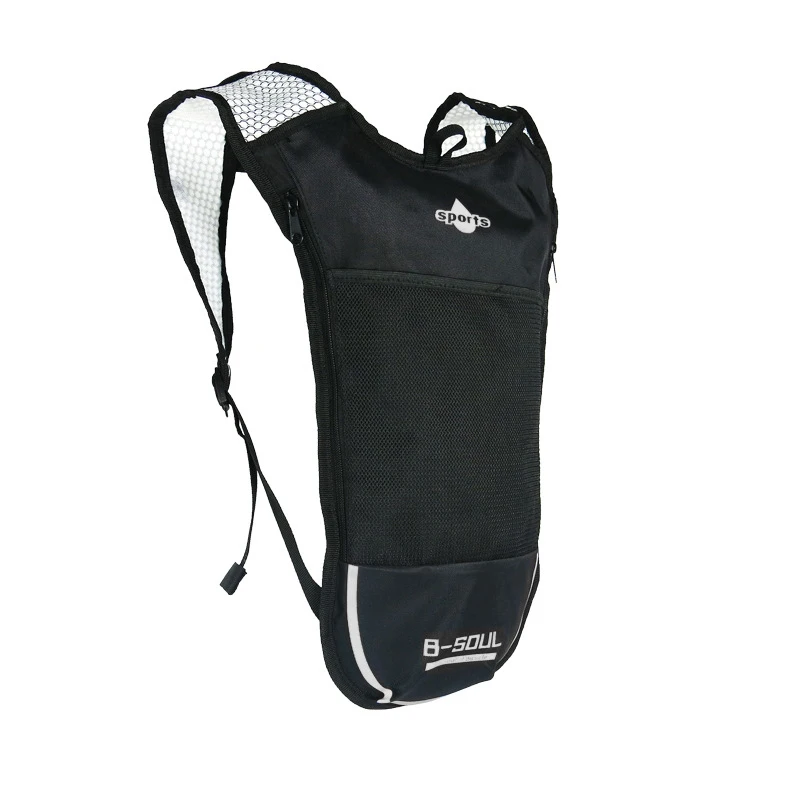 only black backpack B-SOUL, портативный гидратационный рюкзак, велосипедная сумка, водонепроницаемая сумка для воды, штурмовой велосипедный рюкзак, походная сумка, велосипедная сумка - Цвет: only black backpack