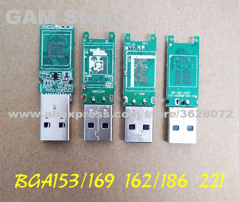 DIY U диск PCB USB3.0/2,0 eMMC BGA153 169 162 186 eMCP eMMC NS1081 программист главный контроллер чипы без памяти флэш-чип