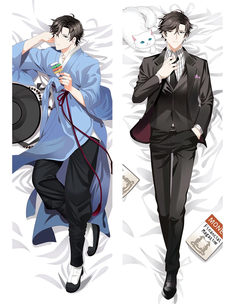 Аниме Мистик мессенджер Dakimakura персонажи Jumin Han& Zen& 707 otaku Dakimakura наволочка обнимающая наволочка