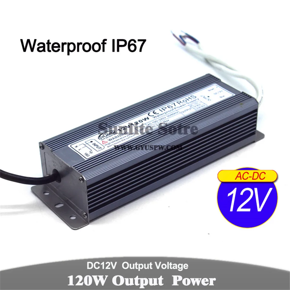 Водонепроницаемый источник питания DC 12 V 24 V 24 W 60 W 72 W 100 W 120 W 150 W 200 W 250 W 300 W трансформаторы 220 V AC к DC12V DC24V наружный SMPS