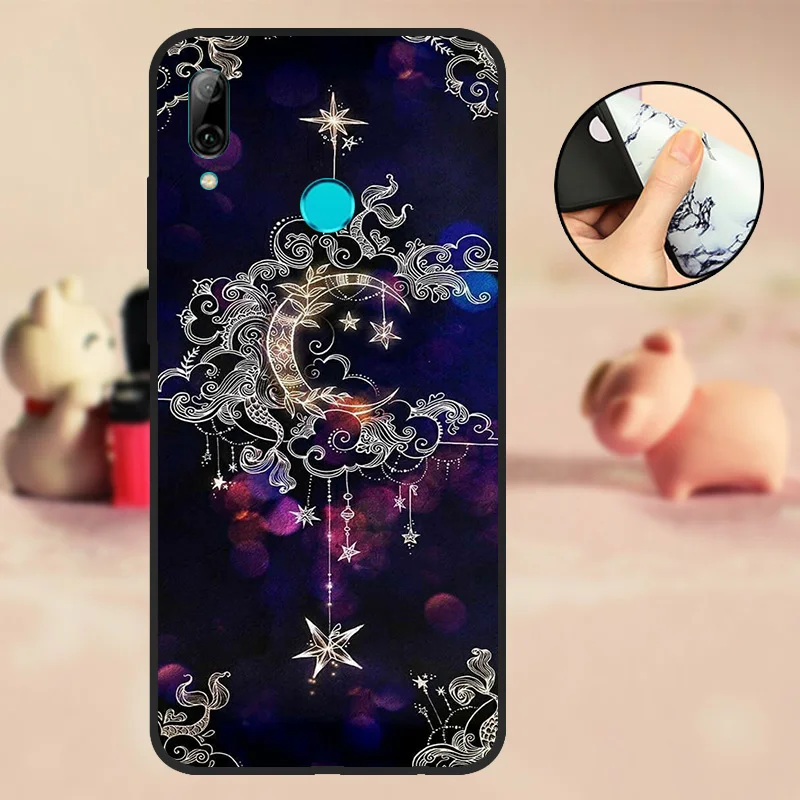 T25 P Smart Coque для huawei PSmart чехол силиконовый черный ТПУ 6," для huawei P Smart Чехол для мобильного телефона мягкий - Цвет: T25