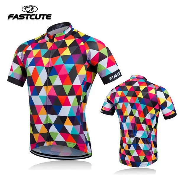 Fastcute велосипед носить одежду с коротким Майо Roupa Ropa де Ciclismo Hombre Verano высокое