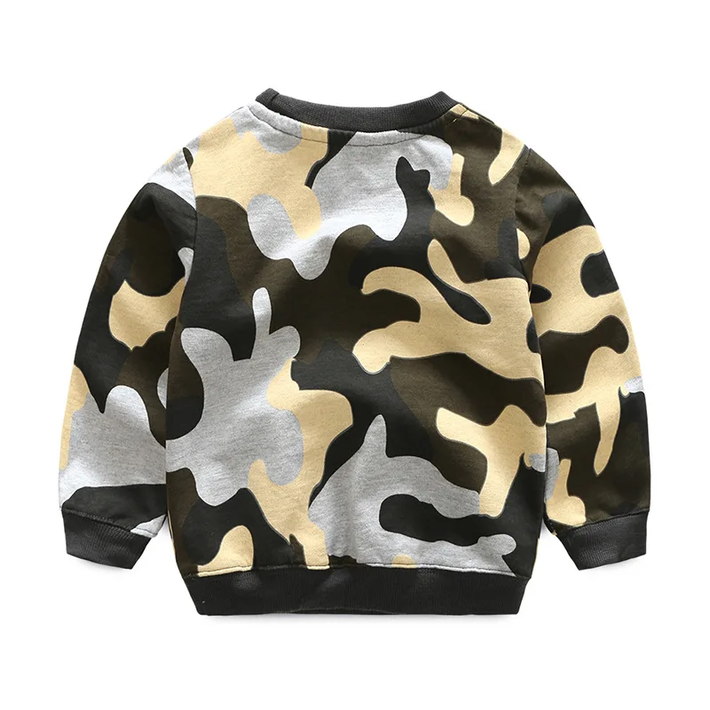 

Kids camouflage T-shirts boys girls fashion cotton active Sweater Pullovers baby hoodies sweatshirts Toddler Children clothes