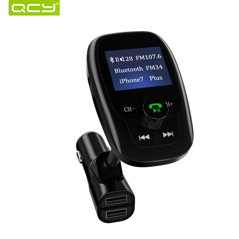Автомобильное зарядное устройство JESBOD C2 с двумя usb-портами, 5 В, 3 А, адаптер для быстрой зарядки телефона, поддержка автомобильного MP3-плеера, подключение Bluetooth, AUX, TF карта, fm-радио