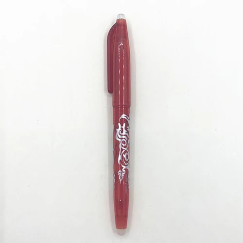 8pcs Red 8 шт./лот, цветной дизайн, стираемые гелевые ручки, школьные канцелярские принадлежности, Эсколар стиль, ручка для письма, офисный материал, Детские принадлежности(tt-3020 - Цвет: 8pcs Red