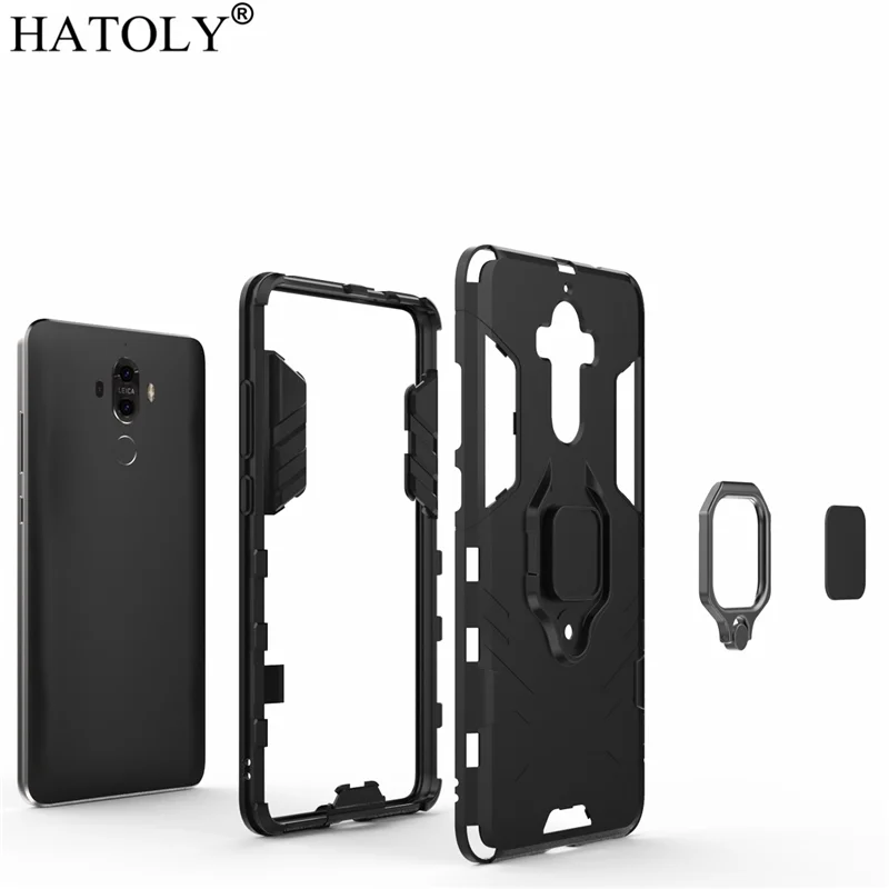 Чехол HATOLY для Huawei Mate 9 чехол с магнитным кольцом на присоске чехлы кронштейном