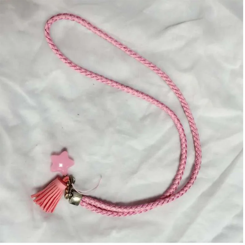 CellPhone Strap Fashion Bling Lanyard Star Hanging Neck Portable Mobile Phone Case Rope Card Pack Braided Ropes |