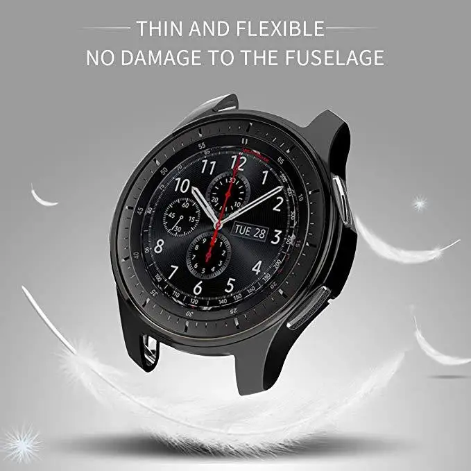 ТПУ защитный чехол для samsung Galaxy Watch 42 мм 46 мм для samsung gear S3 Смарт-часы защитные аксессуары D24