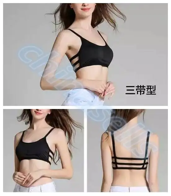 

20pcs Women Yoga Top Sports Bra Underwear Fitness Gym Running Sport Yoga Bra Vest sexy Cut-out Strap Bra Summer Beach Tank Tops