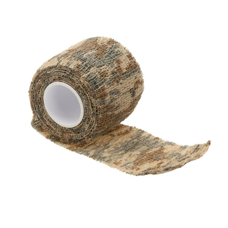 Камуфляжные ленты растягивающиеся 1 рулон армейский бандажный пистолет камера